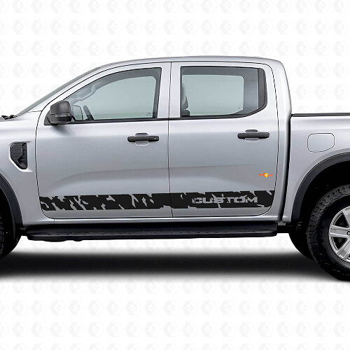 Autocollant graphique à rayures latérales sauvages Musclecar Ranger Wildtrak