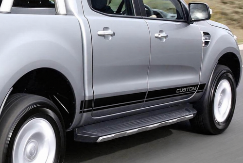 Autocollant vinyle bande latérale inférieure personnalisée pour bas de caisse Ford Ranger 2011-2015