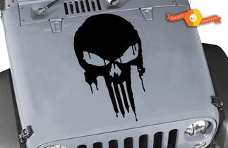 Sticker Jeep | WRANGLER capot garde-boue fenêtre porte décalcomanie rubicon sahara Punisher