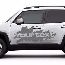 Autocollants latéraux en vinyle anti-boue pour Jeep Renegade_2