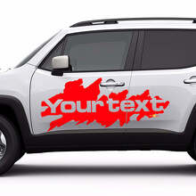 Autocollants latéraux en vinyle anti-boue pour Jeep Renegade_3