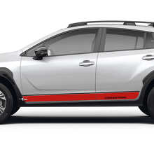 Autocollants Vinyle de Bandes Droites pour Bas de Caisse Subaru Crosstrek_2