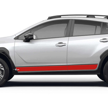 Kit de bandes adhésives droites pour bas de caisse en vinyle pour Subaru Crosstrek_2