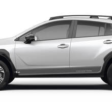Doors latéraux rayures Panneau de basculeur pour Suba Crosstrek Vinyl Stickers Graphiques 2 couleurs
 3