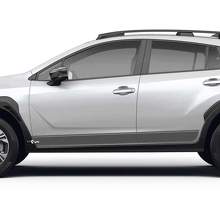 Kit de bandes adhésives droites pour bas de caisse en vinyle pour Subaru Crosstrek_3