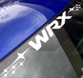 Subaru WRX Impreza pare-brise bannière vinyle autocollant autocollant graphique rallye logo STI