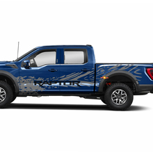 Énormes portes latérales camion Splash Raptor Decal Sticker Wrap pour Ford F-150 Raptor
 2