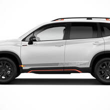 Kit de décalcomanies vinyle bandes latérales Racing pour Subaru Forester_2