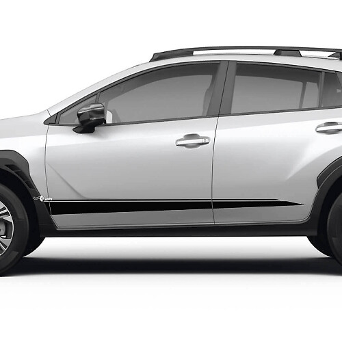 Kit d'autocollants vinyle à bandes doubles pour Subaru Crosstrek