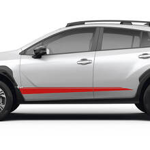 Kit d'autocollants vinyle à bandes doubles pour Subaru Crosstrek_2