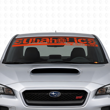 Autocollant en vinyle pour pare-brise Subaholics pour voitures Subaru_4
