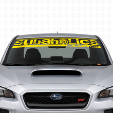 Autocollant en vinyle pour pare-brise Subaholics pour voitures Subaru_5