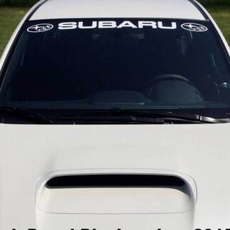 Subaru pare-brise autocollant bannière autocollant vinyle rallye fenêtre graphique WRX STI