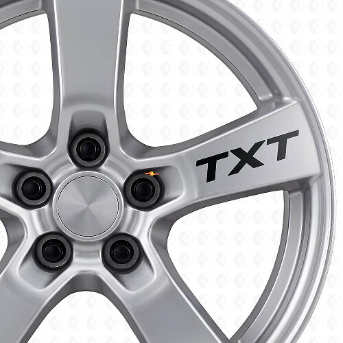 Ensemble d'autocollants vinyle lettrage personnalisé pour jantes Suba WRX