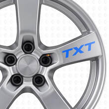 Ensemble d'autocollants vinyle lettrage personnalisé pour jantes Suba WRX_2