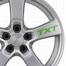 Ensemble d'autocollants vinyle lettrage personnalisé pour jantes Suba WRX_3