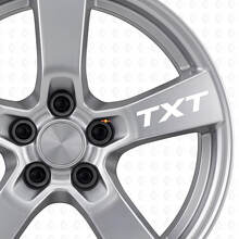 Ensemble d'autocollants vinyle lettrage personnalisé pour jantes Suba WRX_5