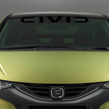 Lettrage Civic Autocollant Vinyle Pare-brise pour Honda Civic_2