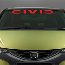 Lettrage Civic Autocollant Vinyle Pare-brise pour Honda Civic_3