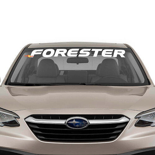 Lettrage de Marque Autocollant Vinyle Pare-brise pour Subaru Forester