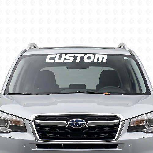 Autocollant vinyle de pare-brise personnalisé pour Subaru Forester
