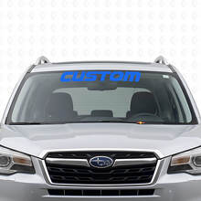 Autocollant vinyle de pare-brise personnalisé pour Subaru Forester_2