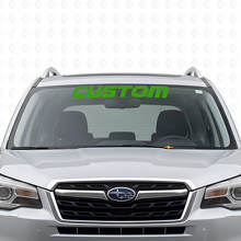 Autocollant vinyle de pare-brise personnalisé pour Subaru Forester_3