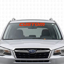 Autocollant vinyle de pare-brise personnalisé pour Subaru Forester_4