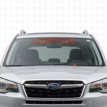 Autocollant vinyle personnalisé en contour pour pare-brise Subaru Forester_4