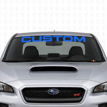Autocollant en vinyle personnalisé pour pare-brise pour Suba Impreza_2