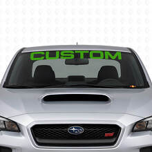Autocollant en vinyle personnalisé pour pare-brise pour Suba Impreza_3