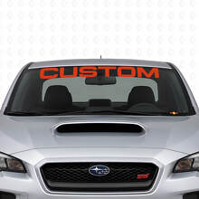 Autocollant en vinyle personnalisé pour pare-brise pour Suba Impreza_4