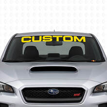Autocollant en vinyle personnalisé pour pare-brise pour Suba Impreza_5