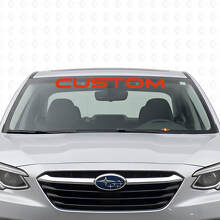 Autocollant Vinyle Bannière de Pare-Brise avec Lettrage Personnalisé pour Subaru Legacy_4