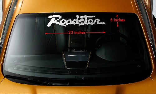 Bandeau Pare-brise Vinyle Décalque Roadster pour Mazda MX-5 Miata