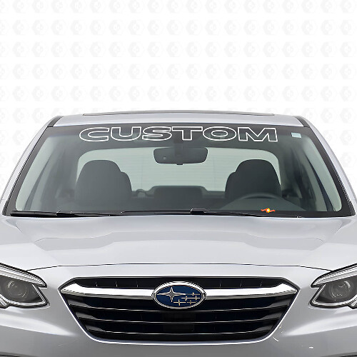Autocollant en vinyle de lettrage personnalisé pour pare-brise pour Subaru Legacy