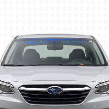 Autocollant en vinyle de lettrage personnalisé pour pare-brise pour Subaru Legacy_2