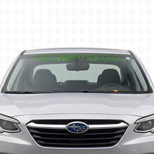 Autocollant en vinyle de lettrage personnalisé pour pare-brise pour Subaru Legacy_3