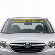 Autocollant en vinyle de lettrage personnalisé pour pare-brise pour Subaru Legacy_5