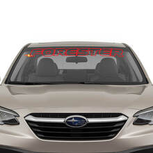 Bannière Autocollante Vinyle Contour de Pare-Brise Forester pour Subaru Forester_3