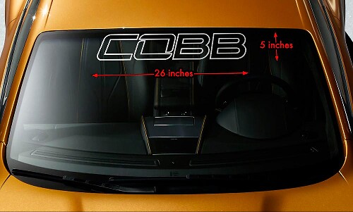 Autocollant Vinyle Bannière Pare-brise COBB pour Voitures
