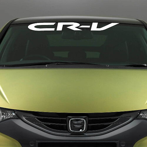 Bannière Logo CR-V Autocollant Vinyle Pare-brise pour Honda CR-V