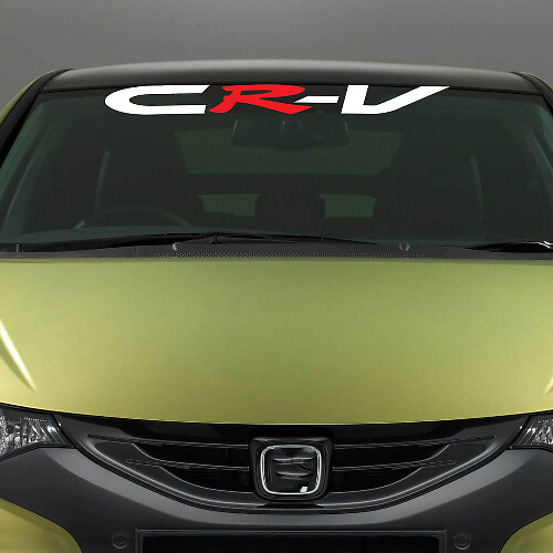 Autocollant en vinyle pour pare-brise avec logo CR-V pour Honda CR-V