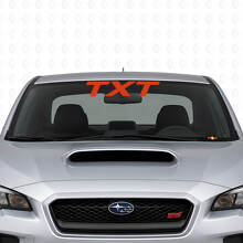 Autocollant en vinyle lettrage personnalisé pour pare-brise Suba WRX_4