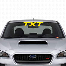 Autocollant en vinyle lettrage personnalisé pour pare-brise Suba WRX_5