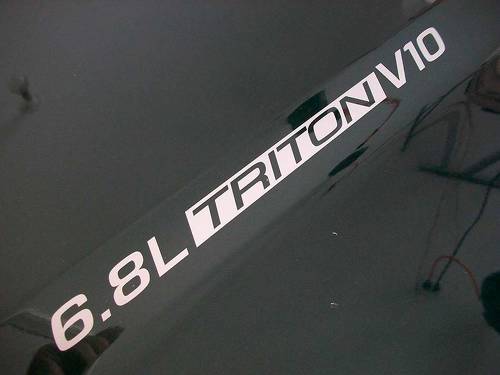 6.8L Triton V10 (paire) Autocollants de capot emblème Ford F250 F350 SD Excursion