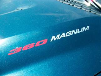 360 MAGNUM - DECALS Autocollant Capot Fender Hayon emblème style logo Dodge Ram