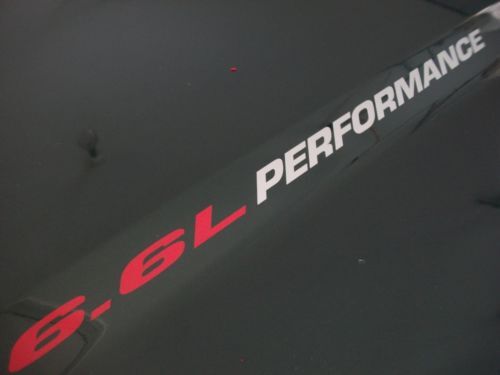 Autocollants vinyles de capot performance 6.6L pour Chevy Silverado 2500 3500 HD Duramax