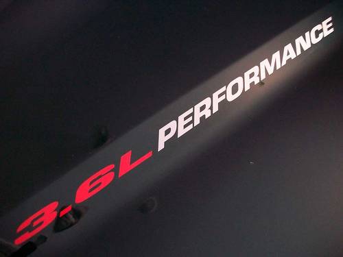 3.6L PERFORMANCE Autocollants de capot 2013 Dodge Ram Truck V6 moteur Chevy Camaro