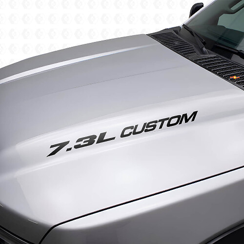 Nouveau Autocollant de capot POWERSTROKE 7,3 l, autocollant de style emblème, Musclecar F250 F350 Turbo Diesel
